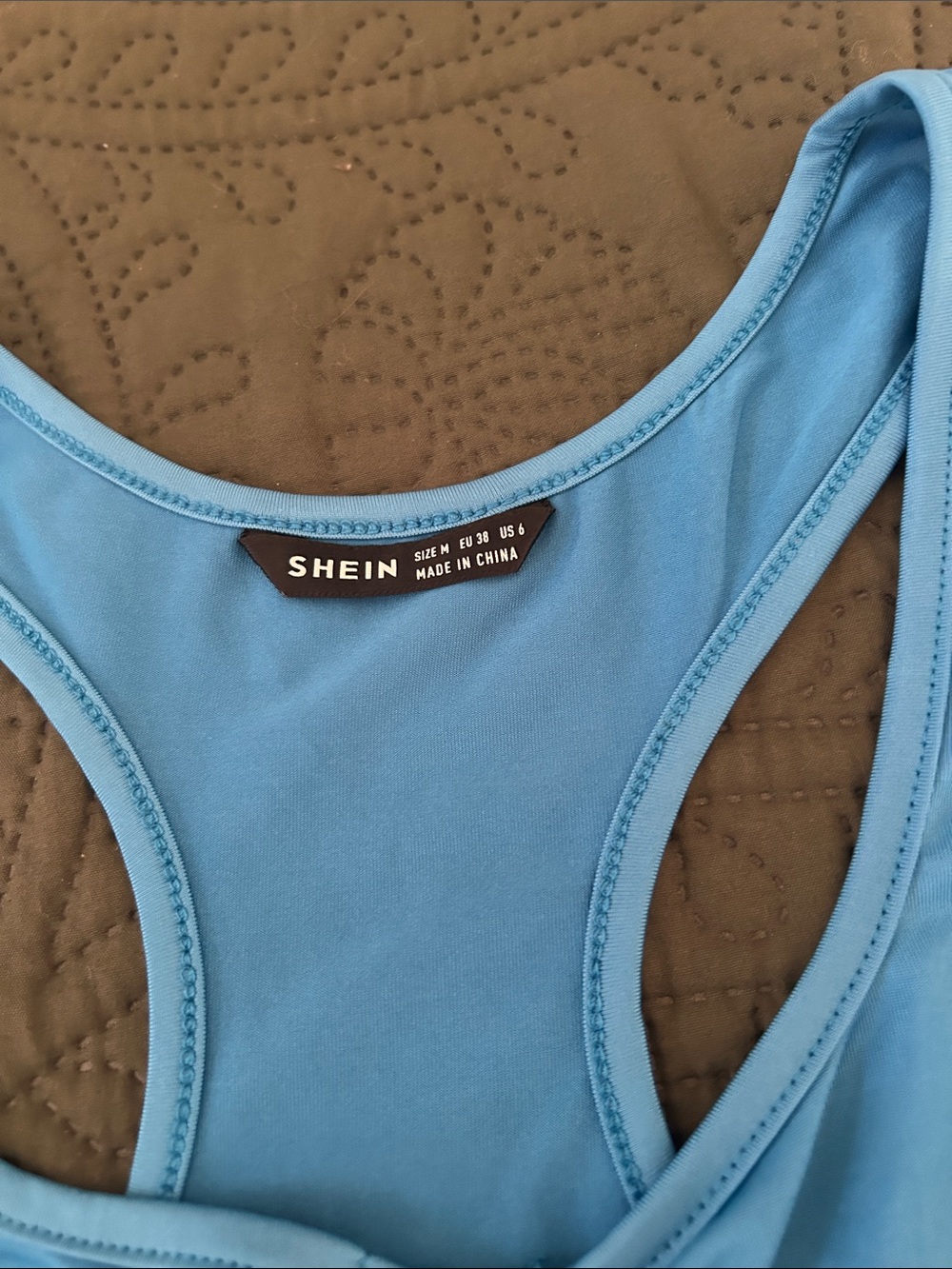 SHEIN Light Blue Ruched Drawstring Skirt Set - Picture 4 of 5